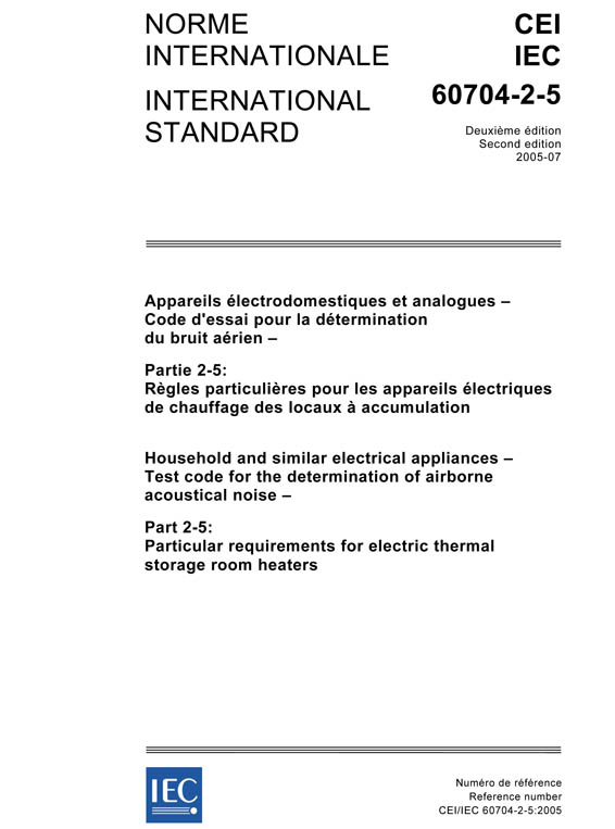 Cover IEC 60704-2-5:2005